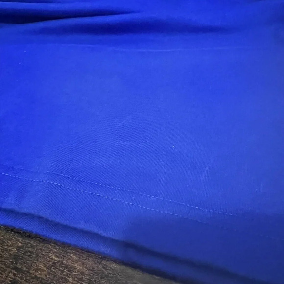 Old Dell Designs Vintage Embroidered T Shirt Medium Yellow Green Triangle Shapes - Picture 6 of 6